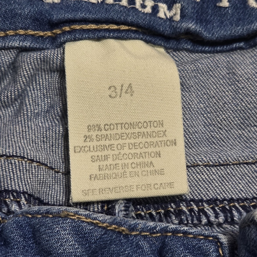 Hydraulic Premium Skinny Jeans Size 3/4 Distressed Ripped Blue Denim Low Rise... - Picture 2 of 9